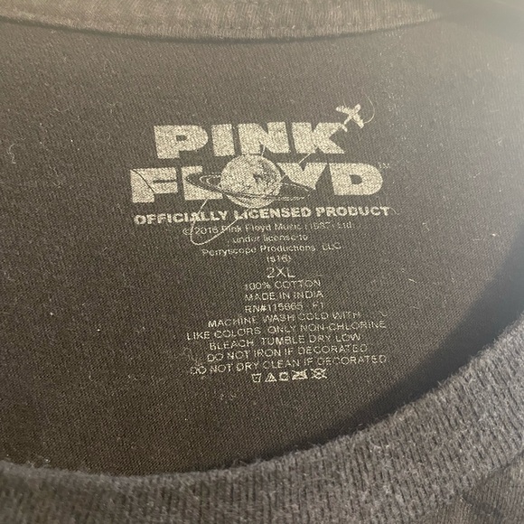 Pink Floyd T-Shirt XXL Black Unisex - Picture 2 of 3